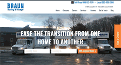 Desktop Screenshot of braunmoving.com